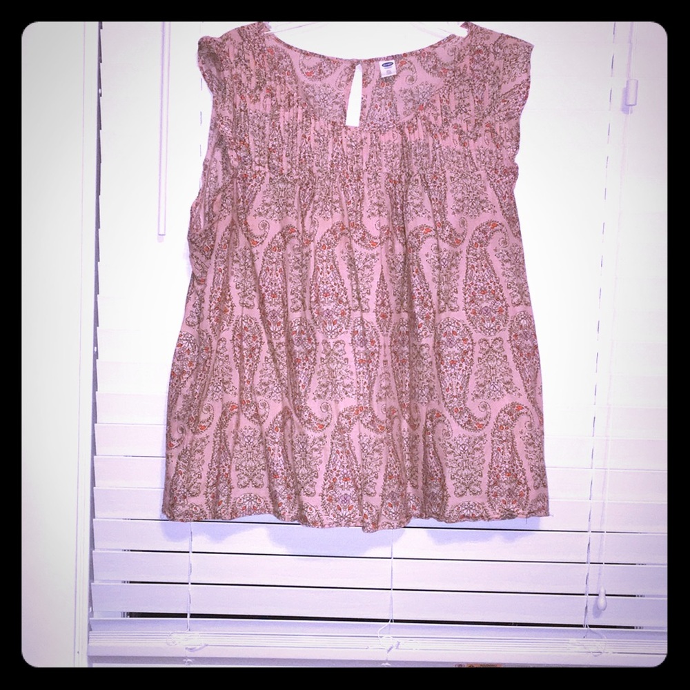 Old Navy high neck flutter sleeve tank